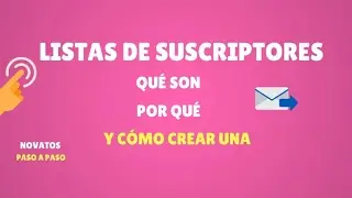 Qu&eacute; son, Por Qu&eacute; y C&oacute;mo Crear una lista de Suscriptores en WordPress.com