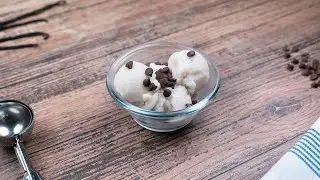Glace vanille vegan maison, sans sorbeti&egrave;re