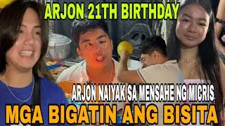 ARJON NAIYAK FIRST TIME MARANASAN NA BONGGA ANG KAARAWAN SINUPRESA PA NG MICRIS  DI NIYA INAASAHAN 
