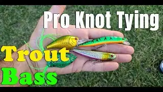 How to Tie Leader to Crankbait & Jerkbait | Easy Knot for Trout & Bass