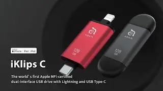 iKlips C Worlds First Apple MFi Certified USB C OTG Pendrive Storage Official Promo Introduction.