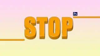 How to make 3D Text Effect in Photoshop | 3D Text Effect | Photoshop 3D Text Effect Tutorial