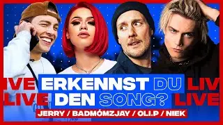 Erkennst DU den Song? | LIVE (mit Badm&oacute;mzjay, Oli.P, Niekbeats und Jerry Vsan)
