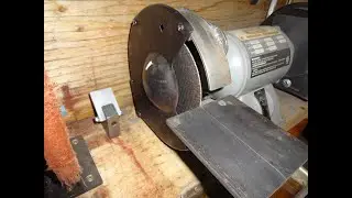 Cutoff wheel bench grinder.