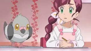 Pokemon Journeys Pidove Like's Chloe's Hair