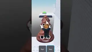 🥓Bacon Play Troll Poop Tower 💩🚽#roblox #shorts #gaming
