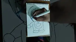 Sketch of Doremon #shorts #art #doraemon #viralshort #anime #memes #fanart #doms