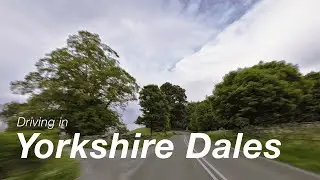 Driving In The Yorkshire Dales On A Gloomy Afternoon