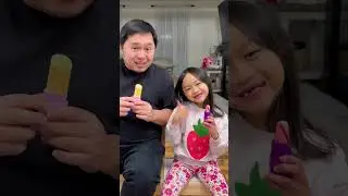 Chalk Lipstick prank on dad 😱🤣👧🏻❤️