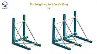 Adjustable supporting frames Single Side formwork systems. Variant Factory Ltd.