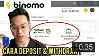 CARA DEPOSIT DAN PENARIKAN SALDO BINOMO