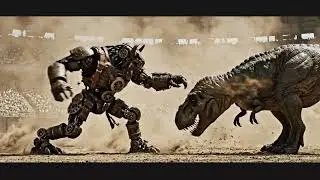 IMPACT FRAME OVERLOAD! ⚡️ T-Rex vs Robot