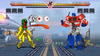 THE MASK vs OPTIMUS PRIME - The most epic fight❗🔥