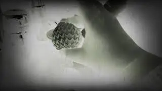 Origami magic ball demo *crazy colour*
