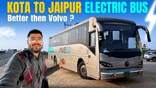 Kota to Jaipur in Nuego Electric AC Seater Bus I Best or Worst ?
