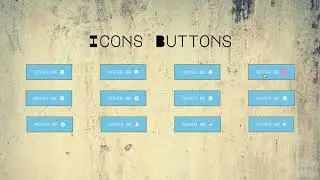 #15 Icons Buttons-Css
