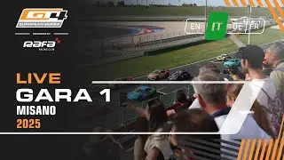 LIVE I Race 1 I Misano I GT4 European Series pwd by RAFA Racing Club 2025 (Italiano)