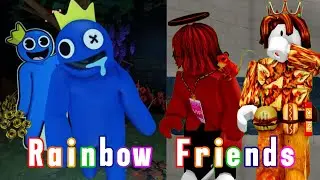 I played Rainbow Friends with my Fan in Roblox...