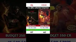 rajnikant vs Pawan Kalyan movie OG vs coolie movie box office Collection Comprison