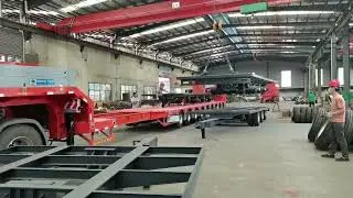 Shanghai trailer full trailer base delivery, can accept customization, welcome to consult