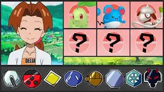Delia Pokemon Team (If Ash's Mum is a trainer, Delia Travel to Johto)