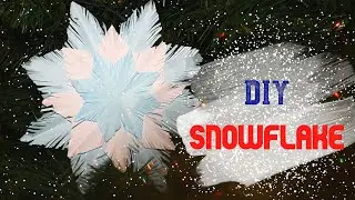 How to make PAPER SNOWFLAKES: in 2 minutes | DIY Snowflake