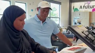 Tiger Woods attends grand opening on TGR Foundation Learning Lab