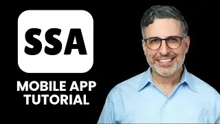 NEW! How to Use Social Security Mobile App (2025) 📱 | Complete Guide to SSA App Features