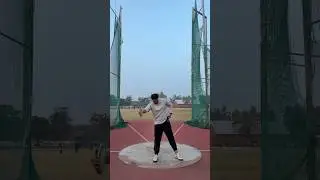 slomo video discuss throw Indian player Chandigarh 46 stadium practice speed technique practice