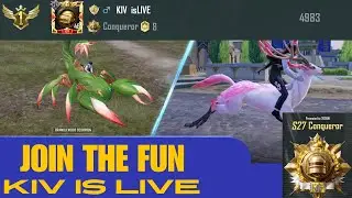 BGMI LIVE NOW 🔥 1v1 TDM & Rank Push | KIV is LIVE | PUBG Mobile