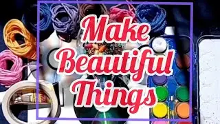 Make useful objects with waste material.