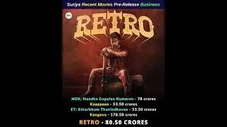 Suriya Recent Movies Pre-Release Business #retro #suriya #trendingshorts#vikram #kamalhaasan