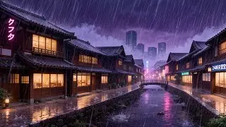 90s Rain Lofi Chill 🌧️ Calm Chillhop Beats for Focus & Study and Relax - 12 Hours Chill Mix