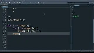 Lesson 20:  Numerical and String pattern printing using for loop  in python| Pattern python