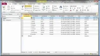Microsoft Access 2007 2010 part 2 (Table Filter, Sort & Forms)