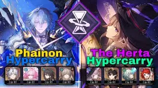 E0S1 Phainon Hypercarry & E0 The Herta Hypercarry | Apocalyptic Shadow 3.8 | HSR