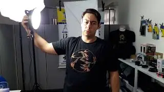 Kit de Estúdio Em Led Com Softbox 50x70