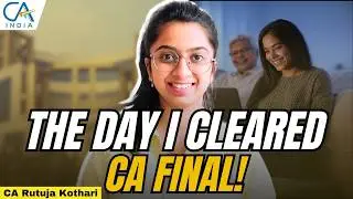 The Day She cleared her CA Final | CA Final Result Reaction | CA Raj Badiyani