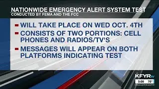 FCC and FEMA to conduct nationwide emergency alert test