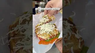 India&rsquo;s most overloaded veg grilled cheese sandwich | Mumbai sandwiches | Indian street Food