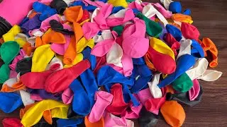 100k Colourful Mini Balloons || Satisfying Unboxing Asmrsoundvideo 225