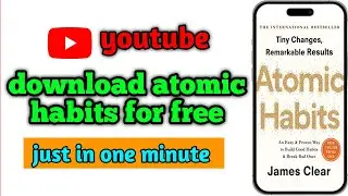 how to download any book for free | how to download atomic habits for free| how to download any book