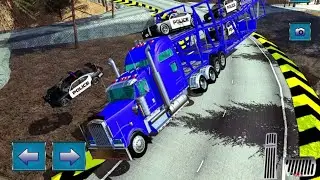 Multi Level Police Car Cargo - Offroad Police Transporter Truck 2017 - Android Gameplay HD