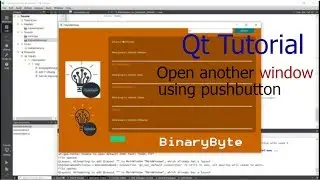 Qt Tutorial -How to open a new window and return using QPushButton in Qt | In Bengali