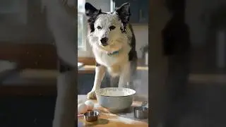 Border Collie Chef Part 4 🍳 - Funny Cooking Dog Story Part 4 #shorts #DogChef #DogShorts #FunnyDog