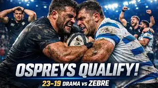 Ospreys Qualify for Challenge Cup Knockouts Despite 23-19 Defeat vs Zebre 