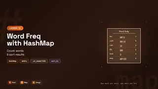 Rust Word Frequency Counter with HashMap 📊 | Rust by Examples #10