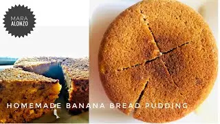 Homemade Banana Bread Pudding Pinoy Style (No oven? No problem!)