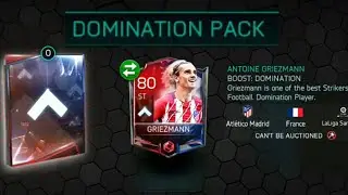 CLAMING 80 RATED GRIEZMANN FROM DOMINATION EVENT (FIFA MOBILE 18)