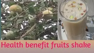 Health benefit fruit shake or smoothie,How to make wood apple/ Bael fruit milkshake healthy & tasty.